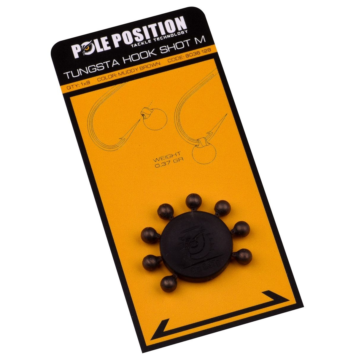 Tungsta Hook Shot Medium 0.37gr