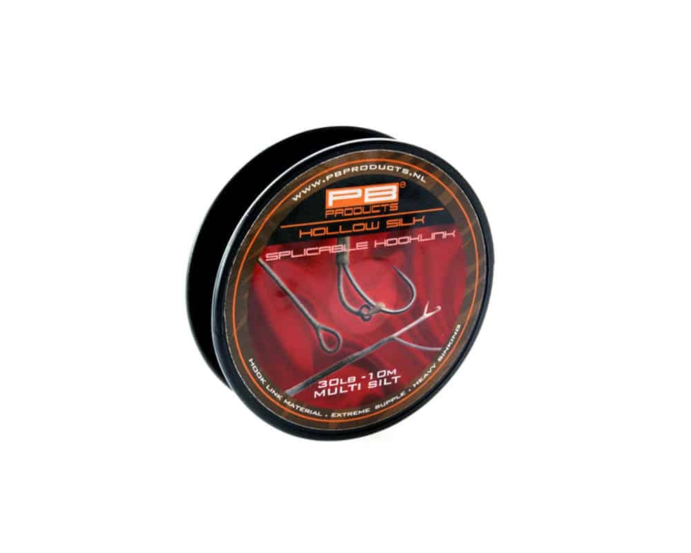 Hollow Silk Splicable Hooklink 30lb Multi Silt