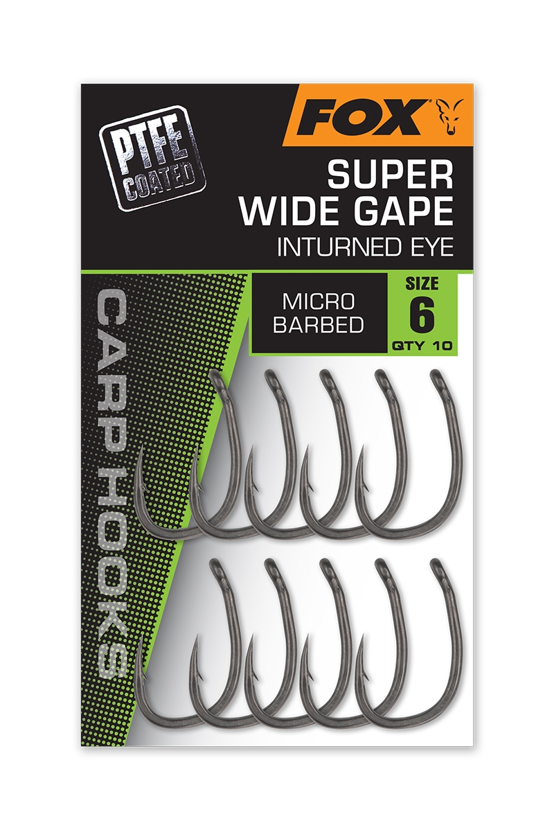 Super Wide Gape Inturned Eye Karperhaak #2