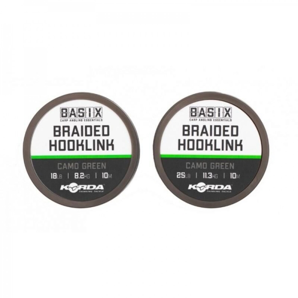 BASIX Braited Hooklink 18lb