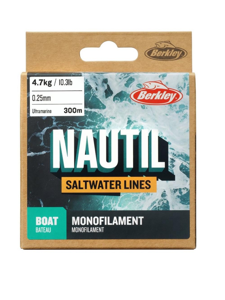 Nautil Saltwater Mono (0.30mm/6.5kg/300mtr Ultramarine)