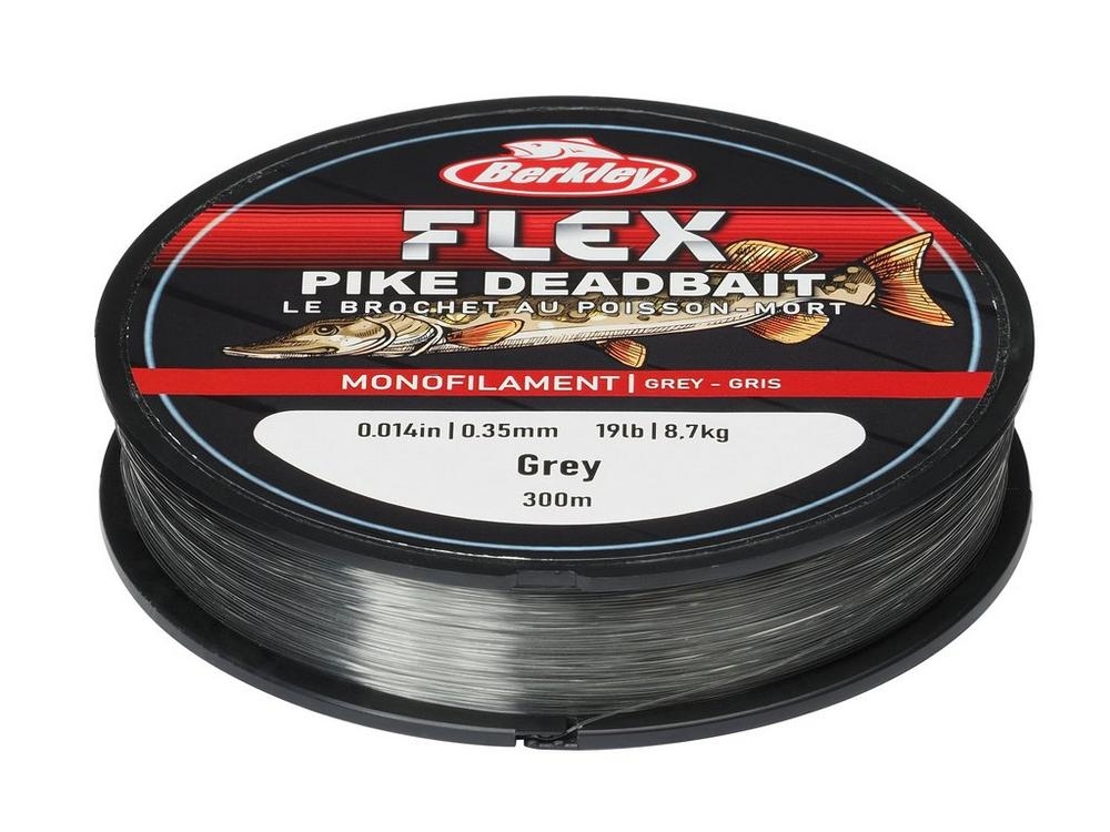 Flex Pike Deadbait Mono Grijs (0.30mm/6.8kg/300mtr)