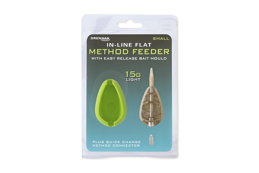 IN-LINE FLAT METHOD FEEDER + BAIT MOULD (SMALL 15GR)