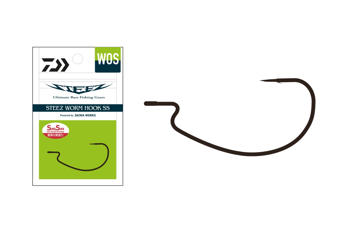 Steez Worm Haak SS WOS #1/0 - 9st