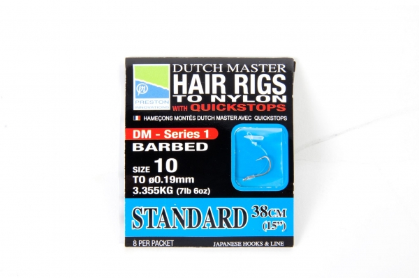 Dutch Master Hair Rigs With Quick Stops 38cm