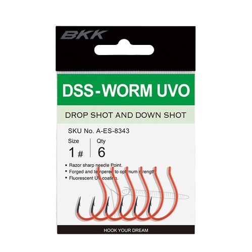 DSS Worm Uvo #4 Dropshot and Down Shot 6st