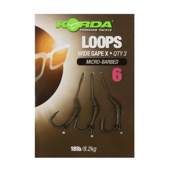 Loop Rigs Wide Gape X Micro-Brabed Size4/18lb