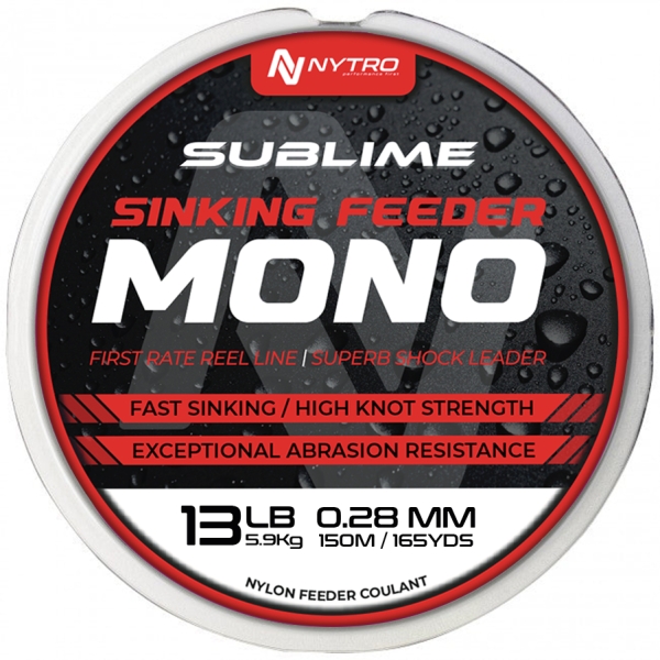 Sublime Sinking Feeder Mono 0.20mm/3.2kg
