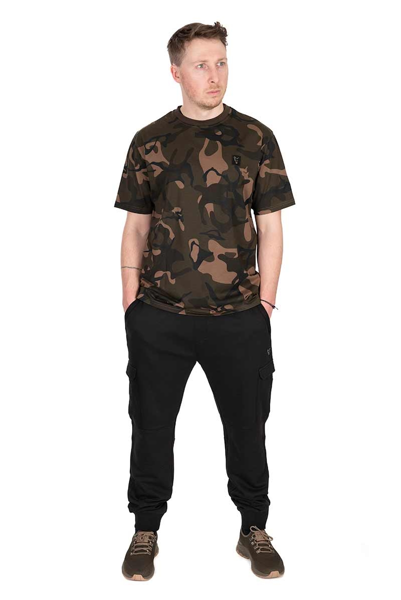 AOP Camo Print T-Shirt Camo Small