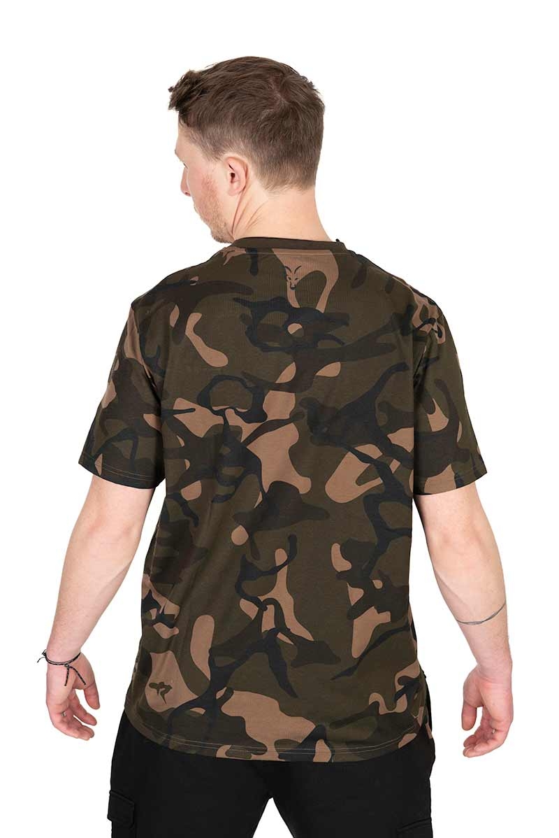 AOP Camo Print T-Shirt Camo Small
