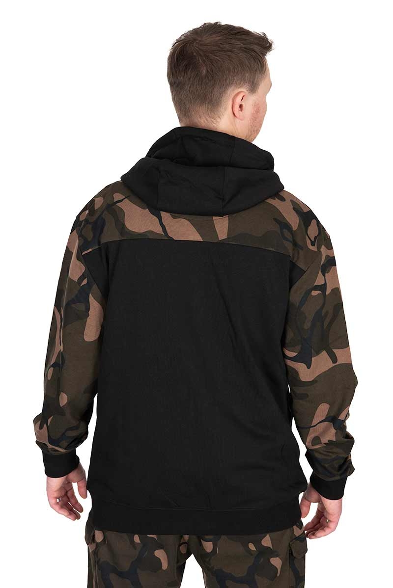 LW Black/Camo Split Zip Hoody Small