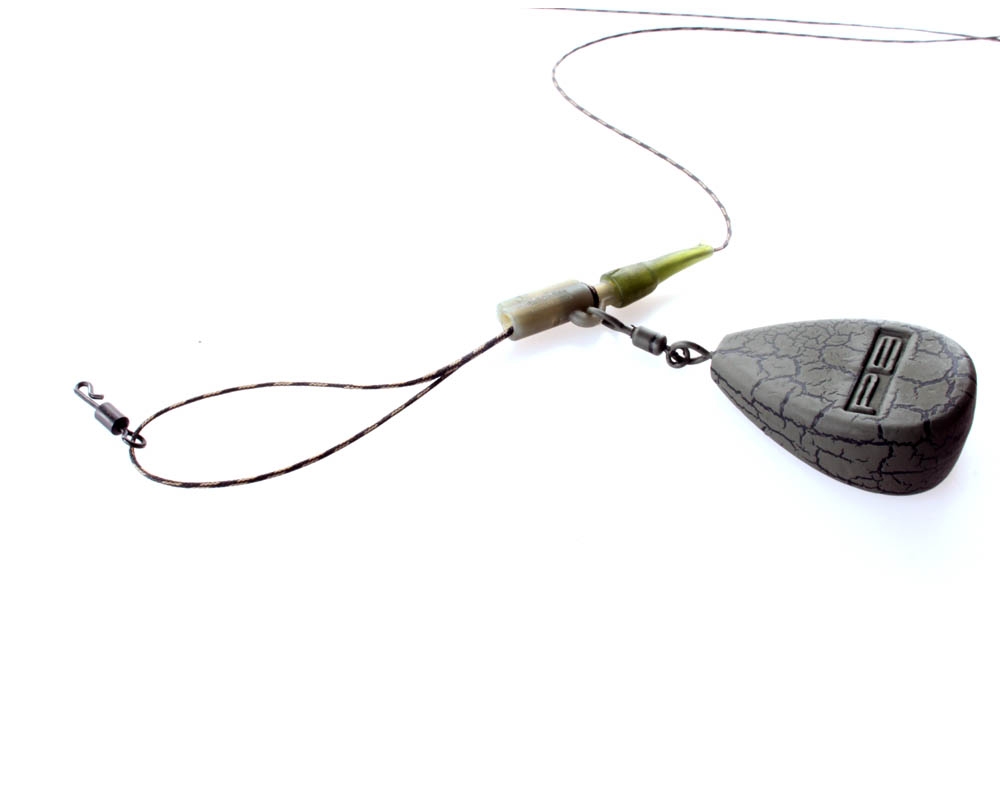 R2G Leadclip Stretch Attack Leader 90cm Silt 2st.