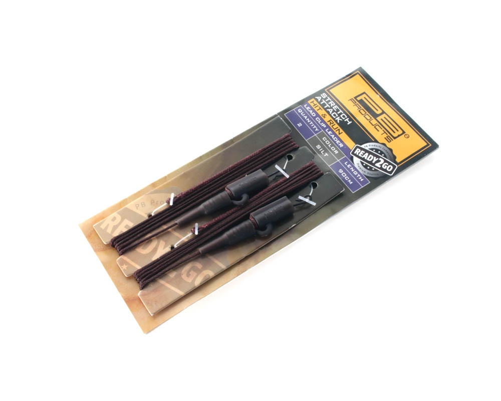 R2G Leadclip Stretch Attack Leader 90cm Silt 2st.