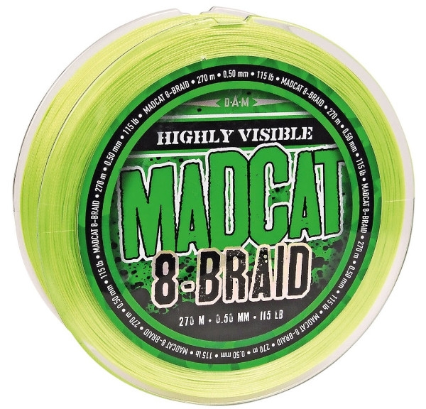 8-Braid Hi-vis Yellow 0.35mm/29.5kg