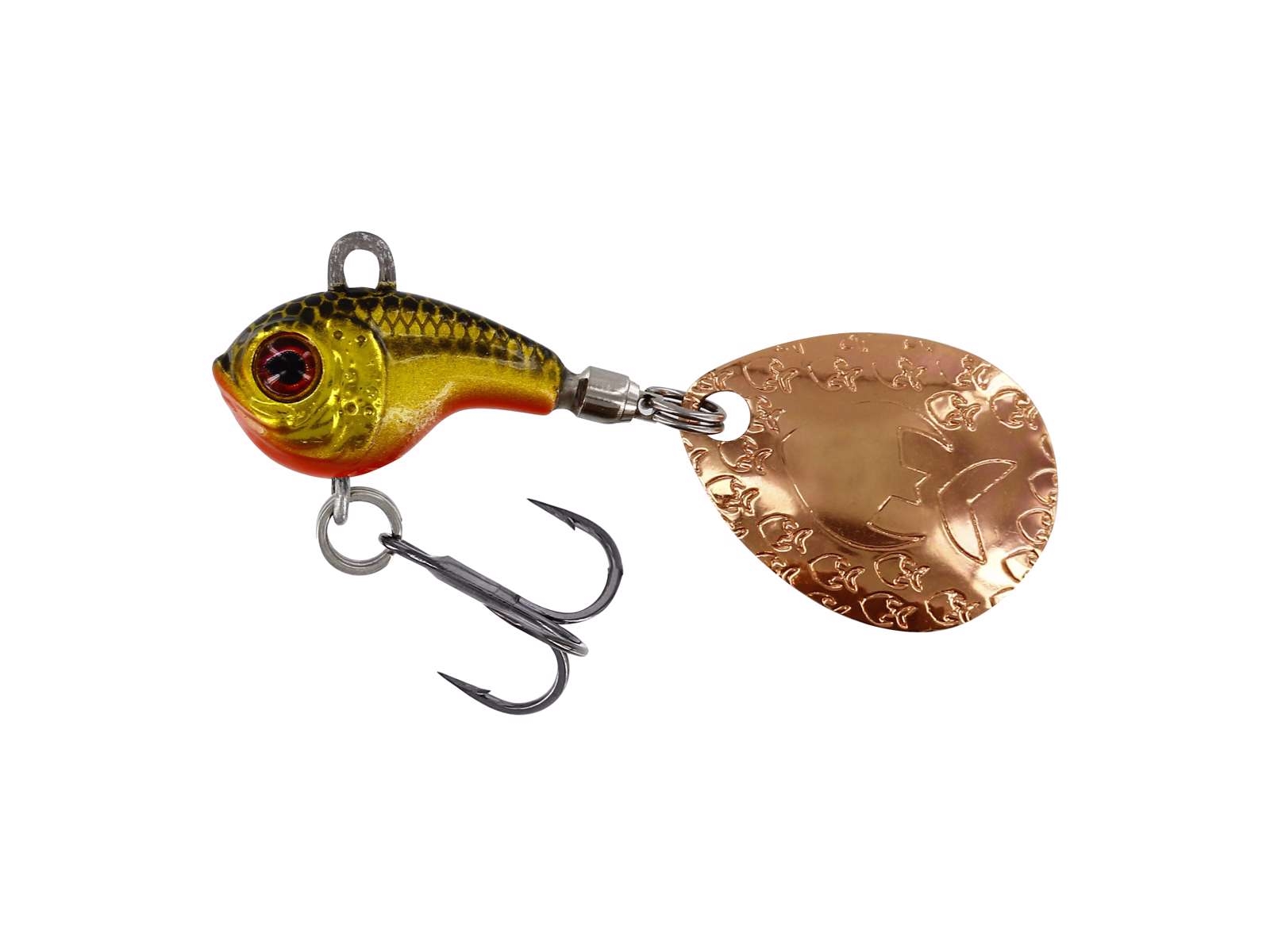 DropBite Tungsten Spin Tail Jig 2cm  Gold Rush