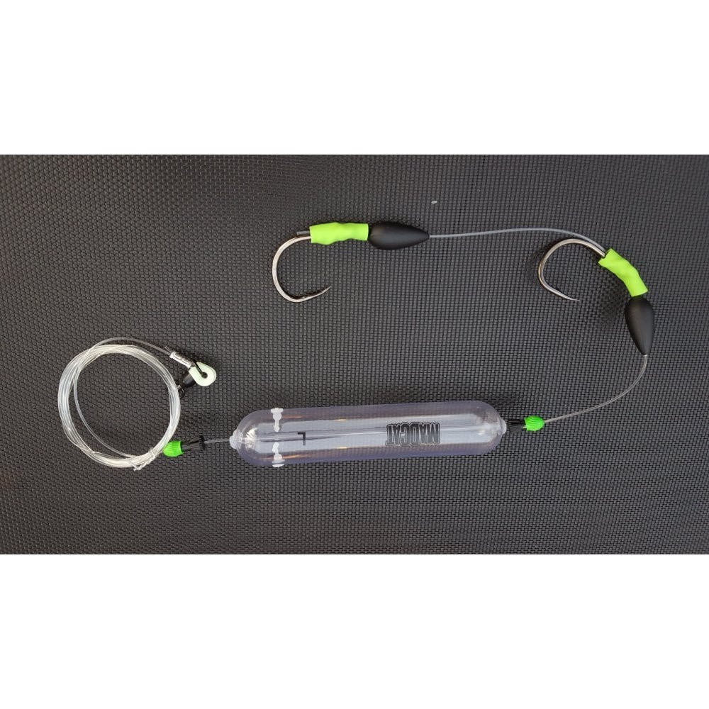 Adjusta Profi River Rig Worm & Squid 180cm/1.00mm/#6/0+#6/0/20gr