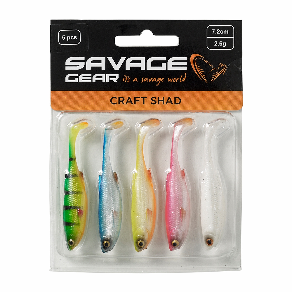 Craft Shad Dark Water Mix (10cm/6gr 5st.)