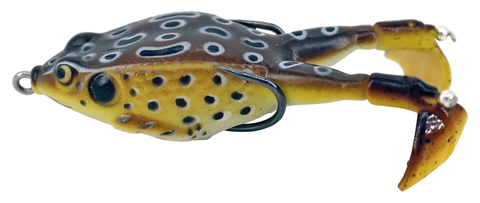 Rotary Feet Kikker 9cm Bruin