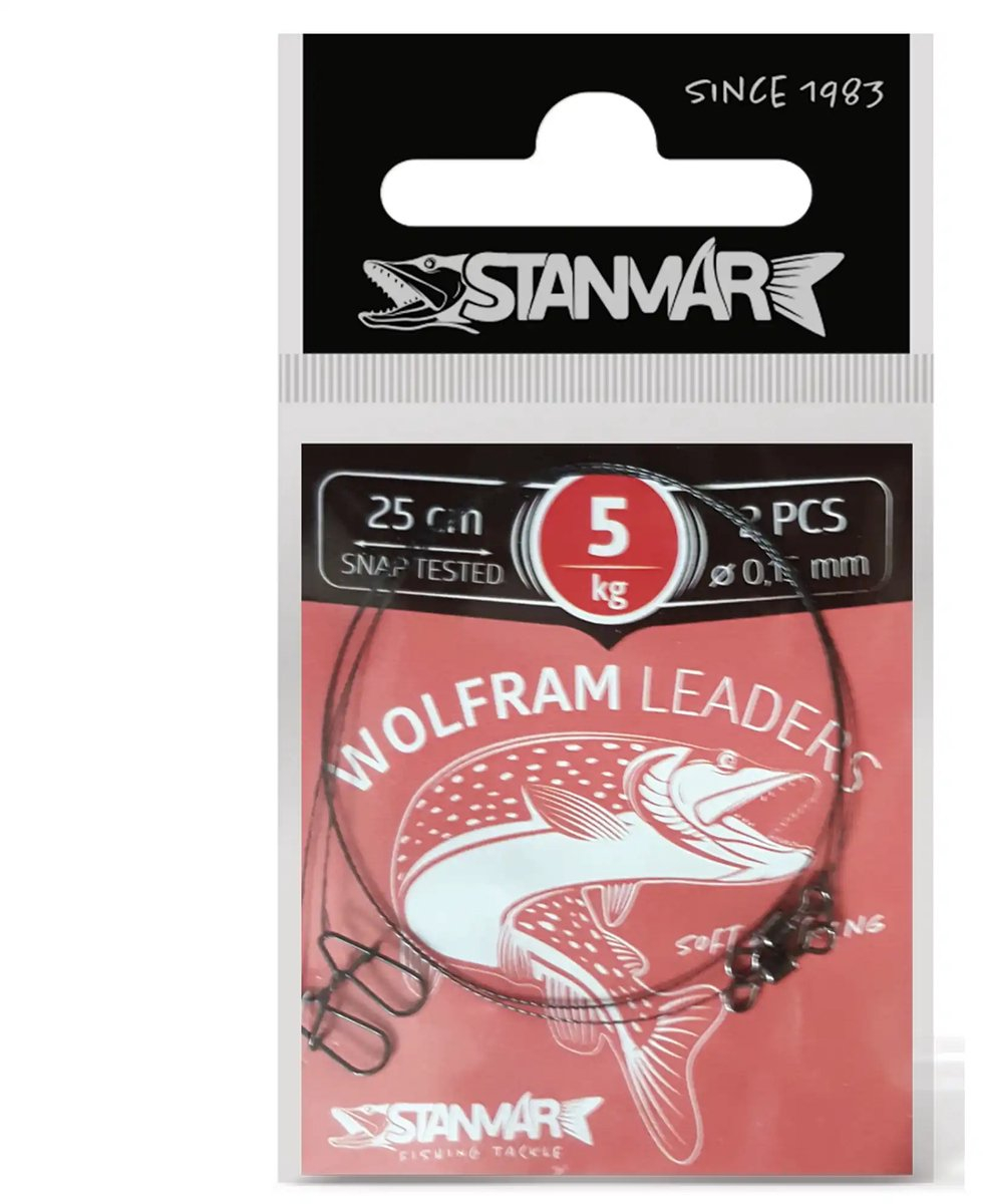 Wolfram Leaders 15cm/0.15mm/5kg/2st
