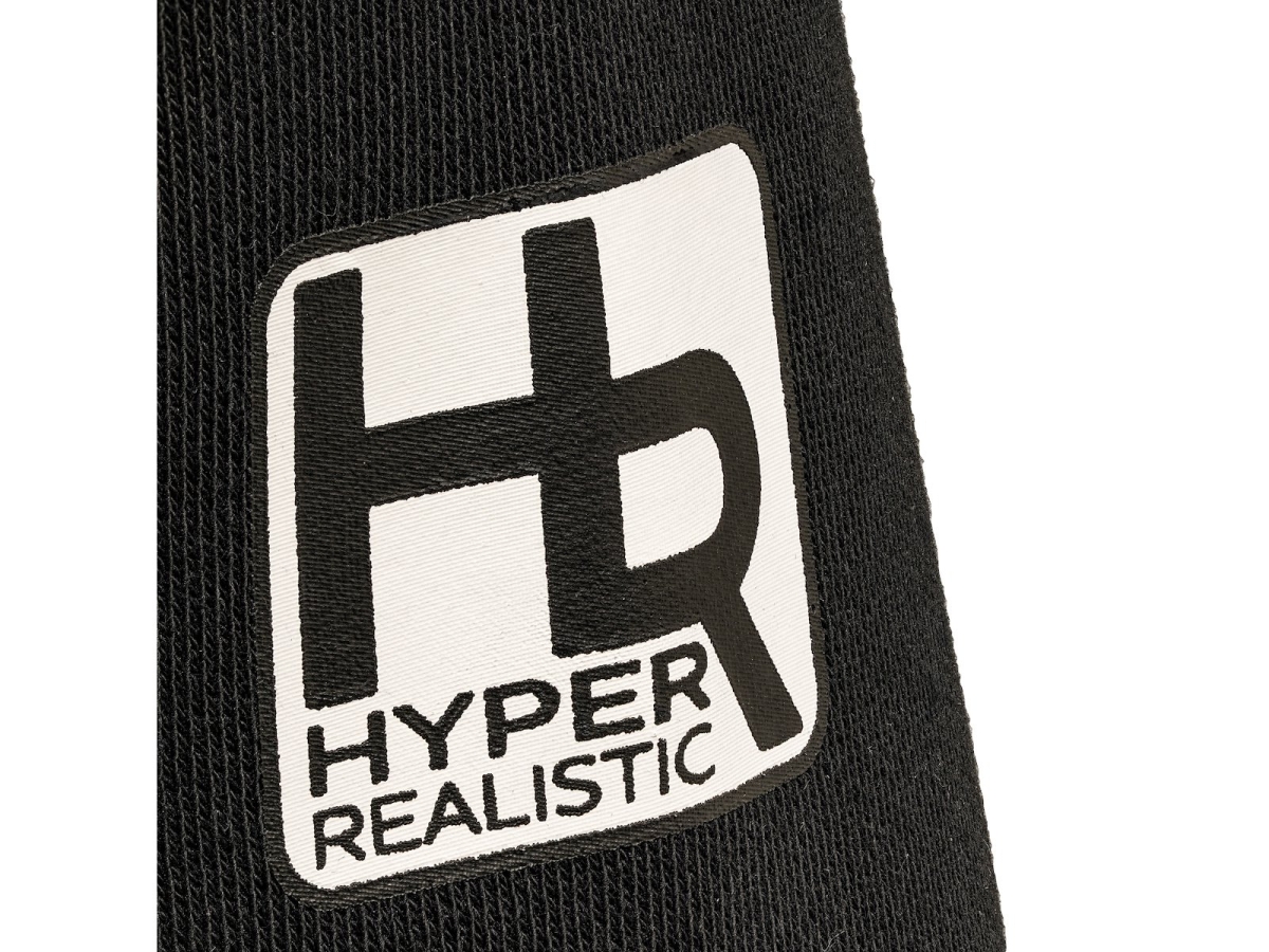 Hyper Realistic Hoodie Ink Black Small