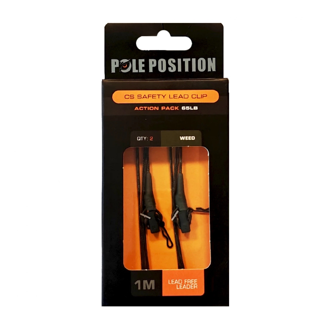 CS Safety Lead Clip Action Pack Weed/45lb