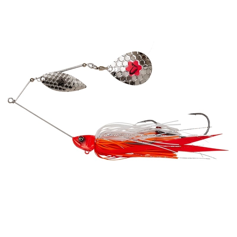 Da'Bush Spinnerbait 18cm/42gr (Sinking Red Head Silver)