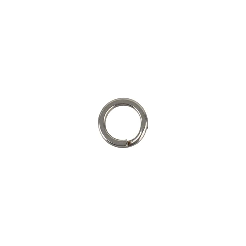Splitring 5.5mm/27kg (10st. Black Nickel/10st. Stainless Steel)