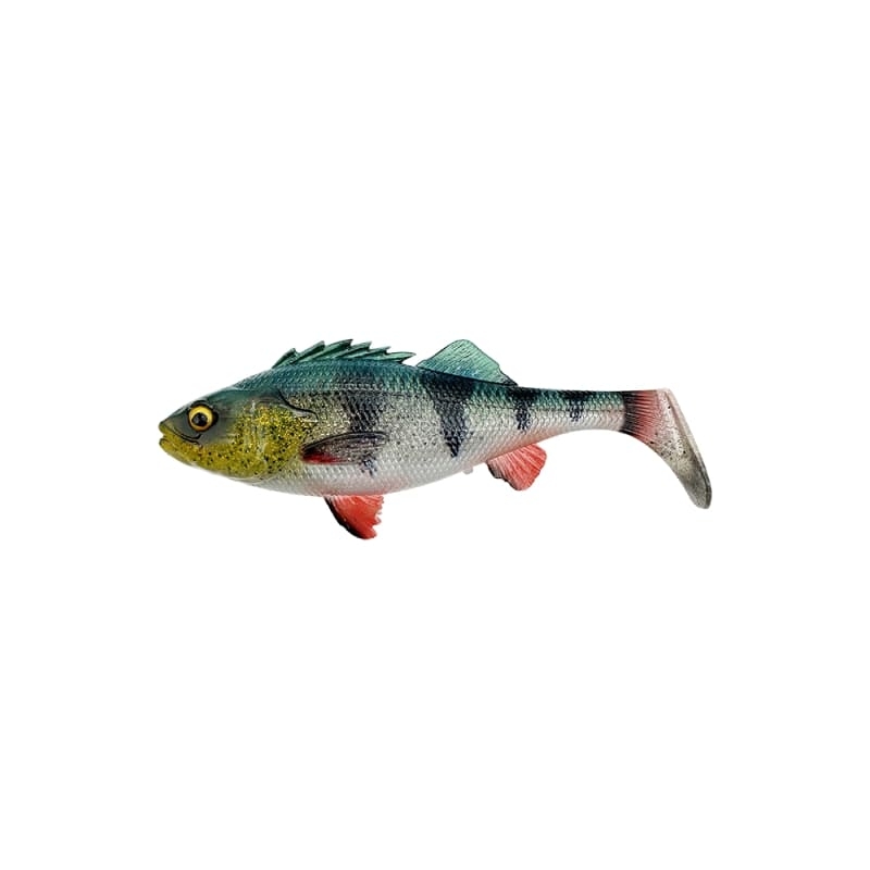 4D Perch Shad Green Silver