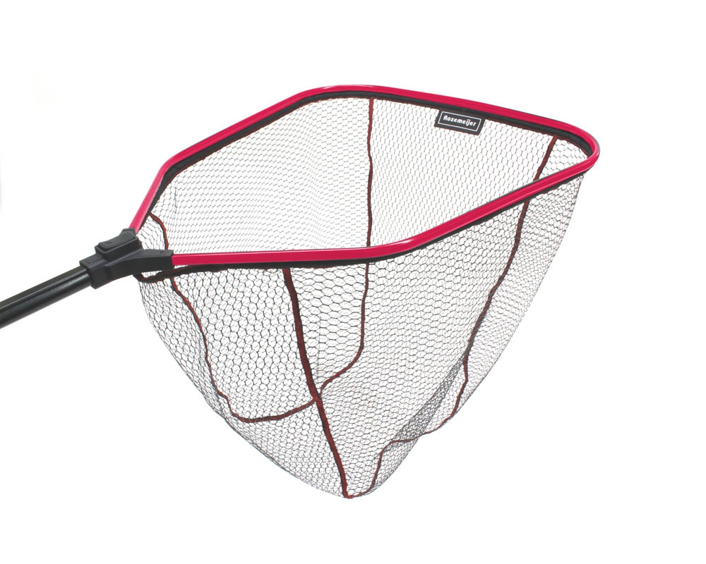Rubberized Tele Landing Net (70x60cm H105/160cm)