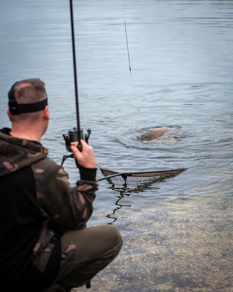 Eos-X Landing Net 6ft/180cm/42inch/2-delige Steel