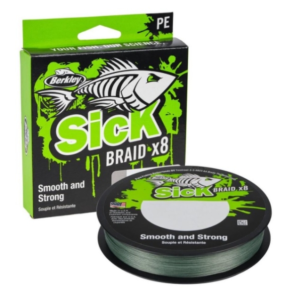 Sick Braid X8 Low-Vis Green 0.12mm/11.2kg