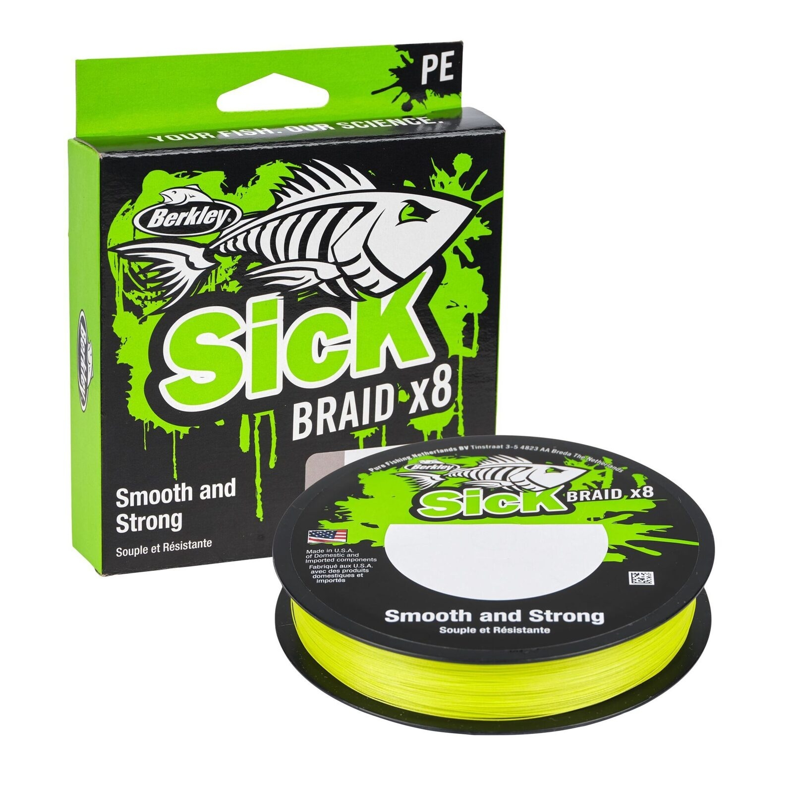 Sick Braid X8 Flame Green 0.06mm/5.4kg