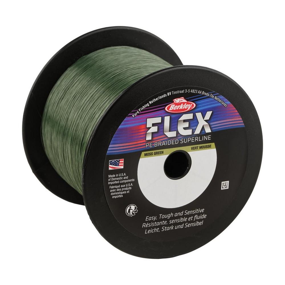 Flex PE Braided Superline Moss Green (0.14mm/6.7kg - 2000mtr)
