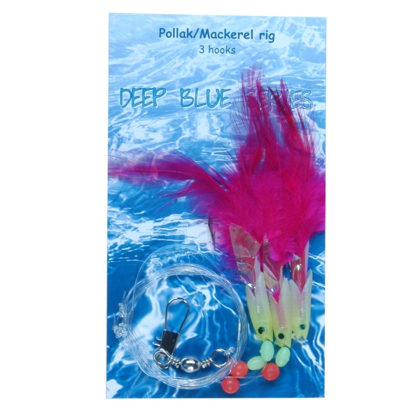 Deep Blue Pollack / Mackerel Rig Pink