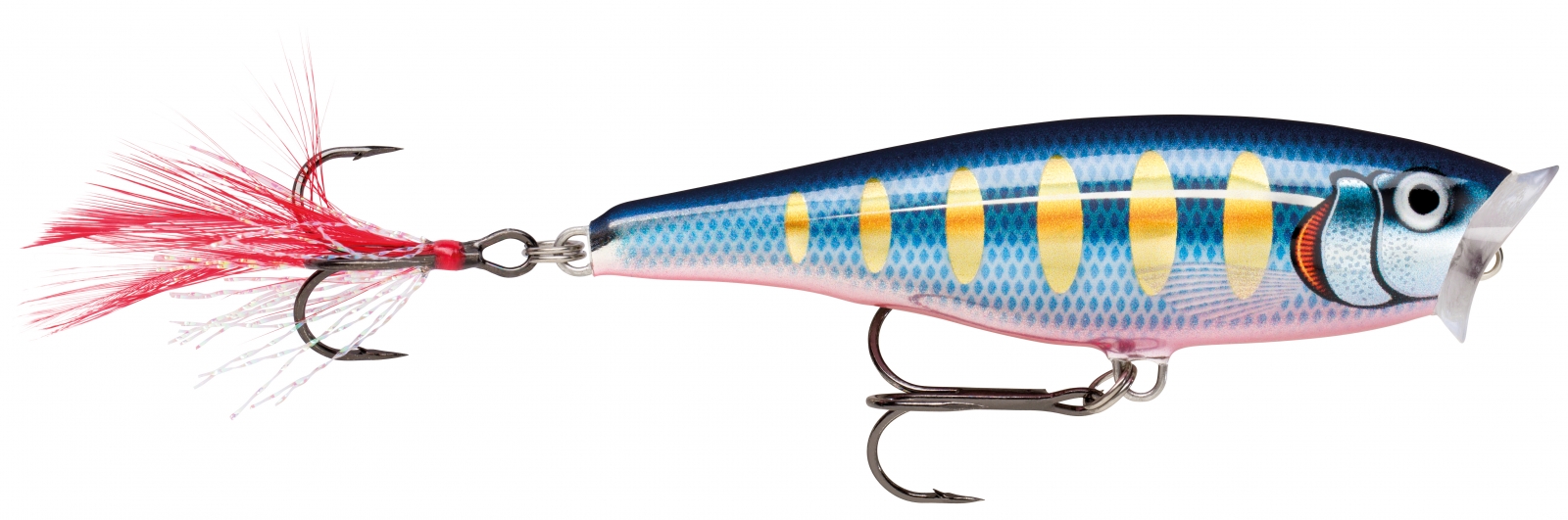Skitter Pop 5 cm/6gr Striped Hot Blue