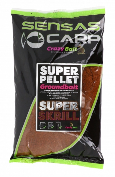 CARP SUPER PELLET GROUNDBAIT (SUPER KRILL 1KG)