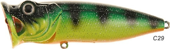 Pike Pop 9cm/23gr Fire Tiger + Glitter