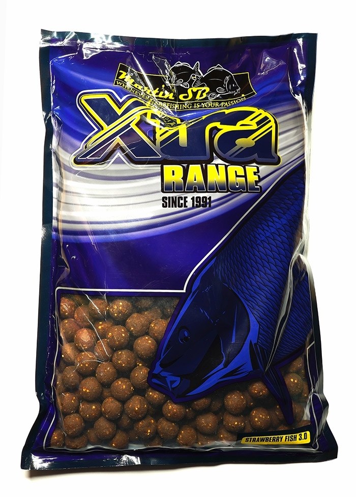 Xtra Range Boilie Strawberry Fish 3.0 - 20mm (2.5kg)