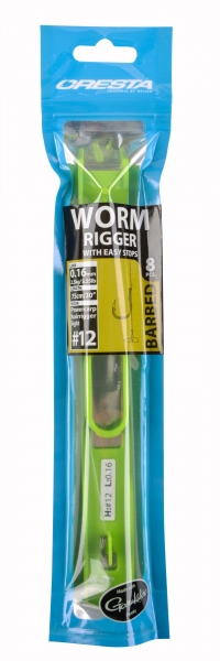 WORM RIGGERS + EASY STOP #16-0,14 MM BB