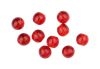 Round Glass Bullet Weight Beads 4mm Red Ruby