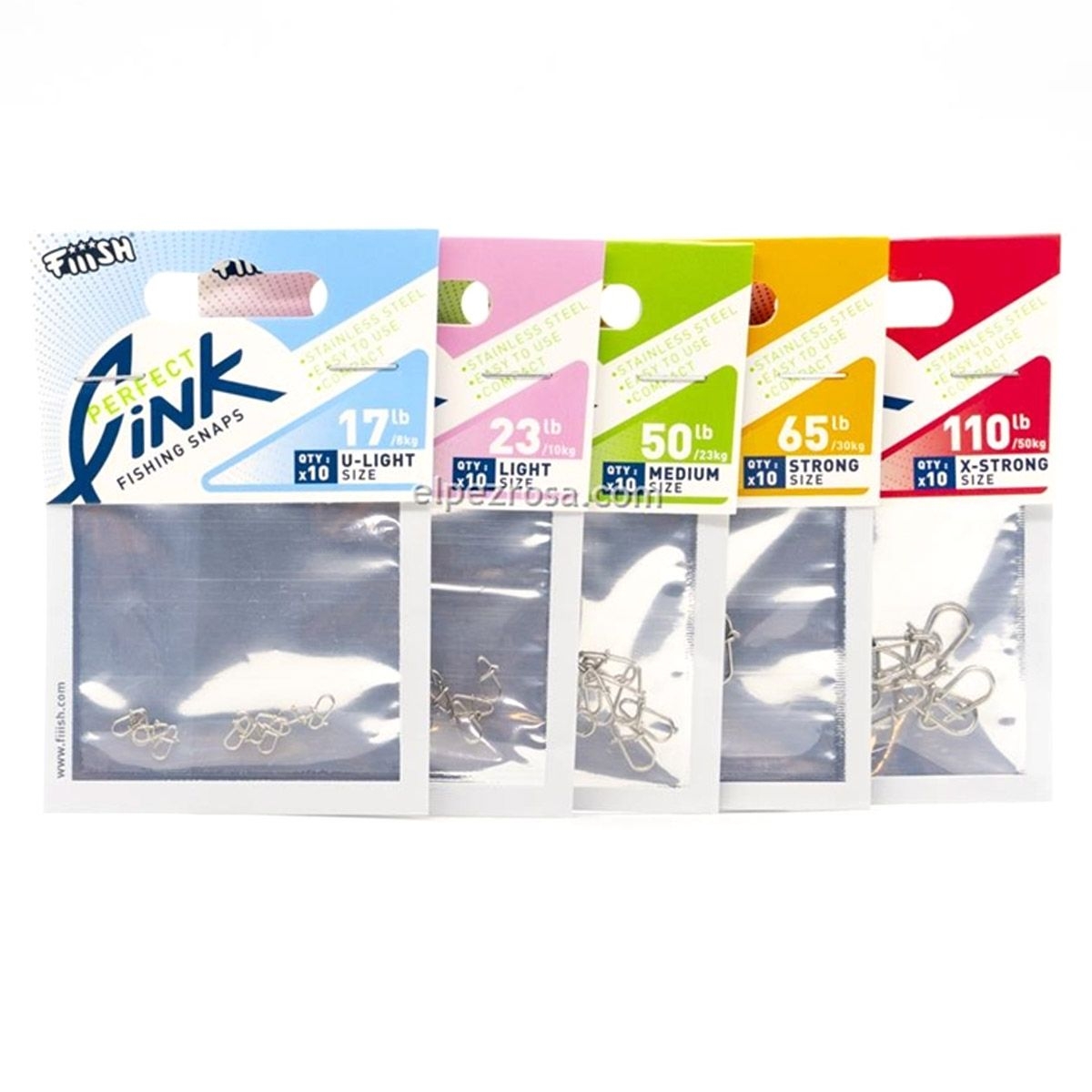 Perfect Link Snaps Medium/50lb/10st