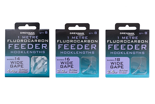 Fluorocarbon Feeder Wide Gape #14/0.17mm/2kg
