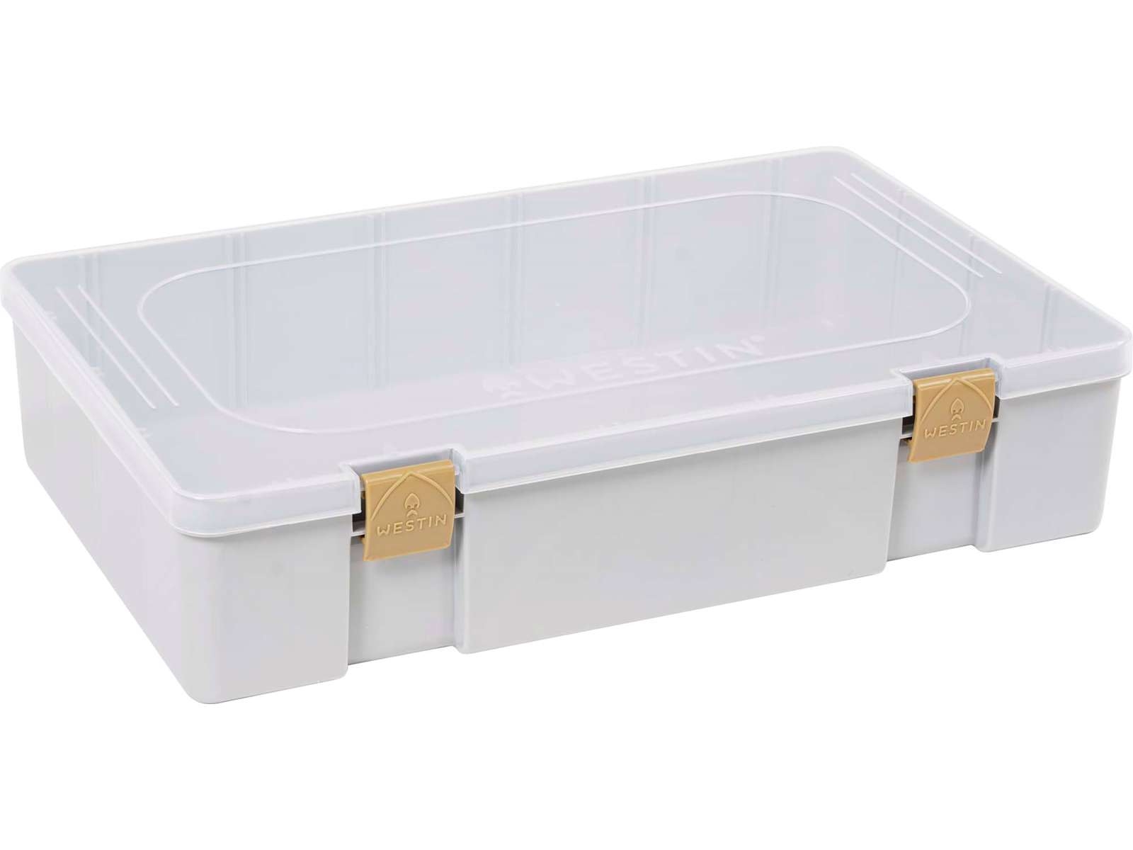 W3 Game Tackle Box Grey/Clear 36 x 22.5 x 8cm