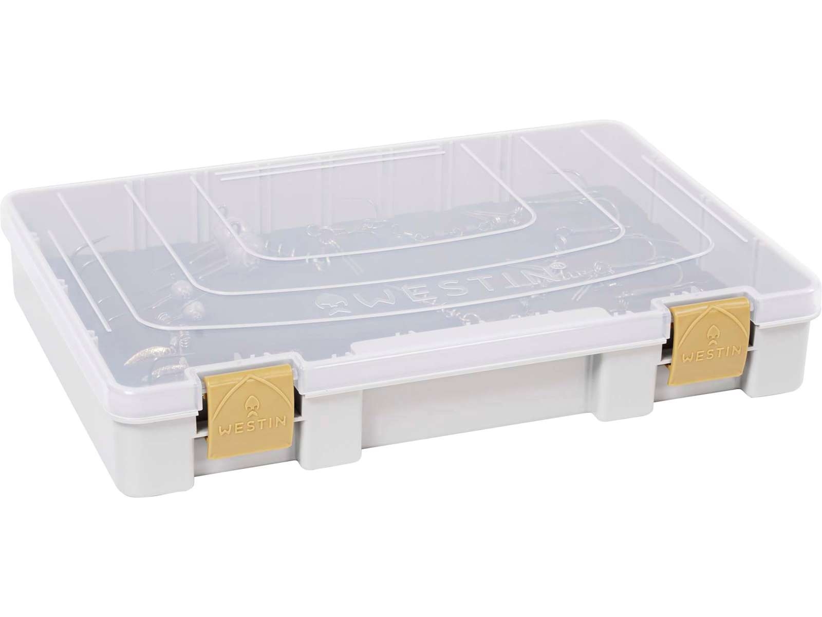 W3 Rig Box Greay/Clear  28 x 19.5 x 4.5cm