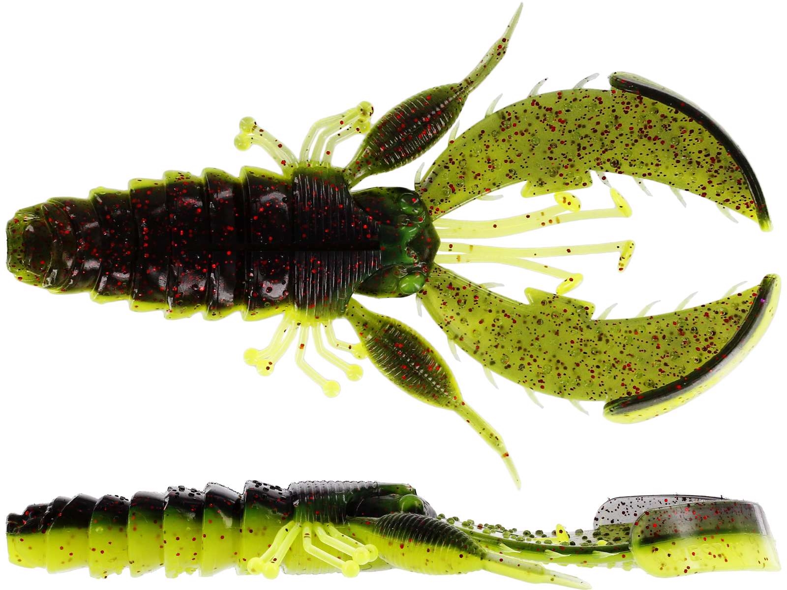 Cecraw Creaturebait 8.5cm - 7 gr  Black/Chartreuse