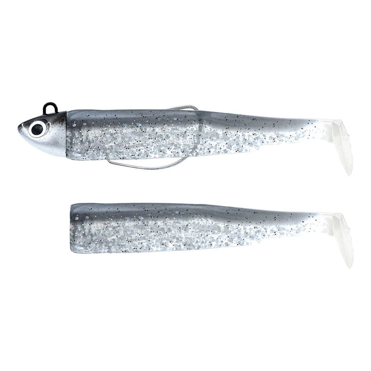 Black Minnow 90mm Combo Search 8gr Silver Strike