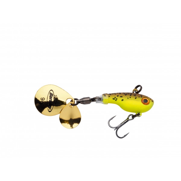 Pulse Spintail 9gr.  Brown Chartreuse