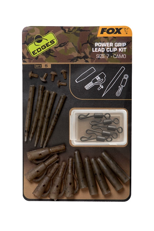 EDGES Power Grip Lead Clip Kit Maat 7 Camo