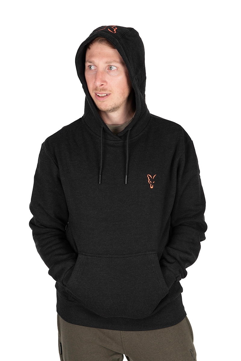 Hoody Black/Orange XX-Large