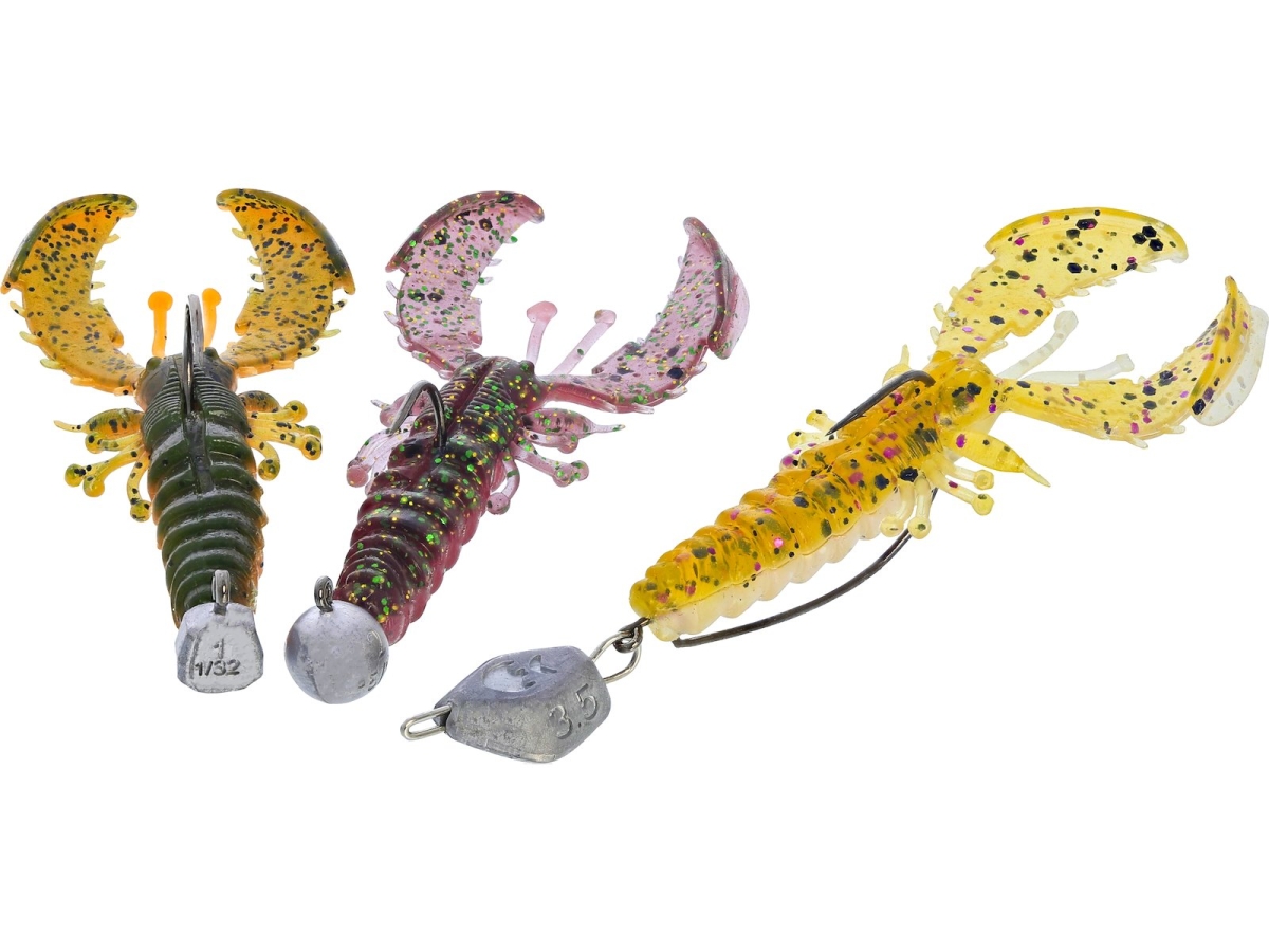 CreCraw Slim Ready Rigged 5.5cm  Clear Water Mix 22